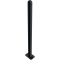Ornamental bollard | Series 468B | � 60 mm | stationary, to be fixed by plugswith base plate 100 x 150 mm | without lock | without eyelet